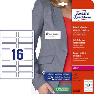 Avery Zweckform - labels - 320 label(s) - 88.9 x 31 mm