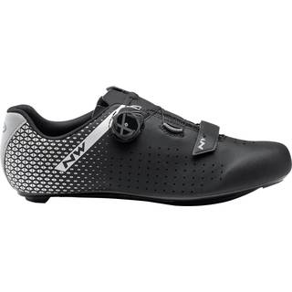 Northwave Core Plus 2 Cykelsko - Sort/Sølv - Skostørrelse 38