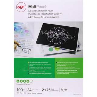 Lamineringslomme GBC A4 75mic mat, 100stk. 3747240