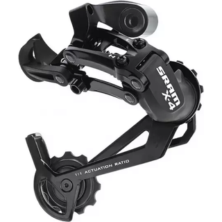 Bagdæmper SRAM X4, 7/8 gear, long cage, sort