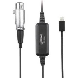 BOYA Mikrofonadapter XLR - Lightning BY-BCA7 Hun - Han