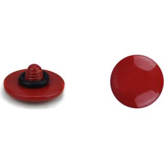 Softavtryck Konvex Röd 10mm