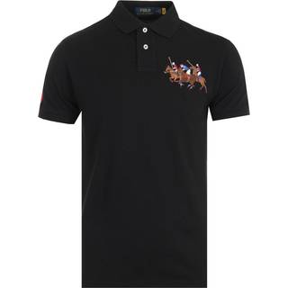 Polo Ralph Lauren Herren Polo-Shirt schwarz Slim Fit