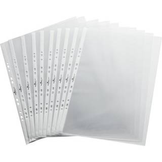Durable plastlommer A3 med huller på den lange side
