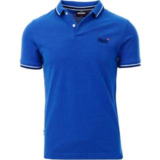 Superdry Klassisk Poolside poloshirt i piqué, fremstillet i økologisk bom