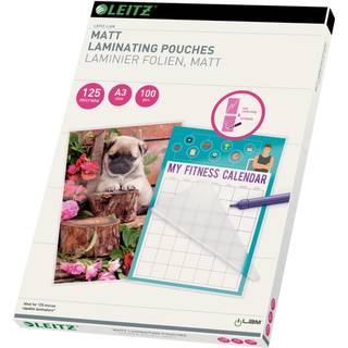 Leitz lamineringslomme 125my A3 mat