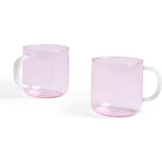Borosilicate krus, jade green, 2-pack
