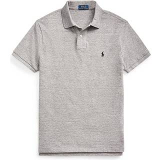 Polo Ralph Laurentil mænd. 710666998006 Custom Fit poloshirt grå (XXL), Casual, Bomuld, Korte ærmer
