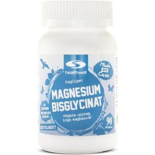 Healthwell Magnesium Bisglycinat, 90 kapsler