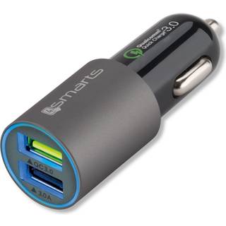 4smarts rapid car charger qualcomm quick charge 3.0 2 x USB ports