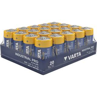 VARTA INDUSTRIAL D-batterier LR20 20 stk