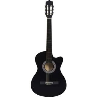 western akustisk guitar med 6 strenge 38" lindetræ