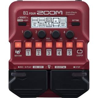 Zoom B1 Four Multi-effekt til bas og guitar