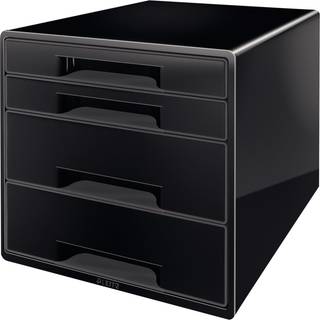 Skuffekabinet Desk Cube Leitz 4-skuffer Sort, 52521095
