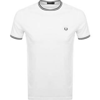 T-shirt FRED PERRY Twin Tipped T-Shirt White L - White - L