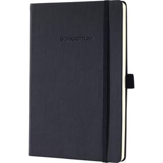 Sigel CONCEPTUM® CO121 Notesbog karieret Sort Antal
