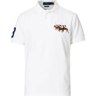 Polo Ralph Lauren Herren Polo-Shirt weiß Slim Fit