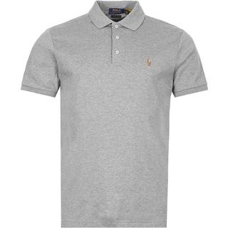 Polo Ralph Lauren Custom Slim Fit Cotton Polo Steel Heather