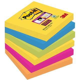 Post-it SS-Notes Super sticky 76x76 Rio 6stk. 3M