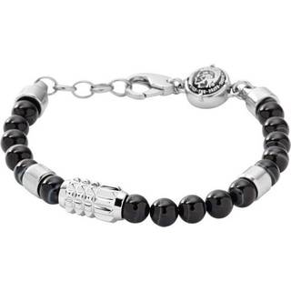 Diesel DX0847040 Stainless Steel Black Agate Bracelet - A9206
