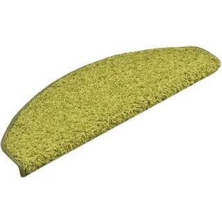 trappemåtter 15 stk. 65x21x4 cm grønne halvrund store