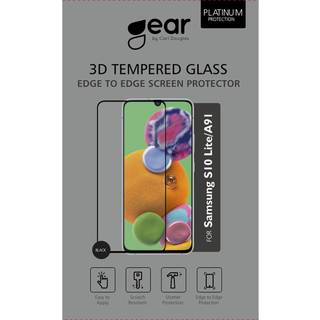 GEAR Glass Protector 3D Full Cover Black Samsung S10 Lite