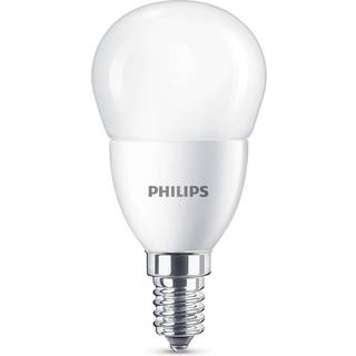 Philips LED -reklamelampe, E14, 2700 K, 806 lm, opalhvid