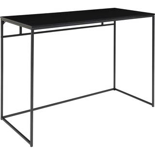 Vita Skrivebord med sort ramme og bordplade
