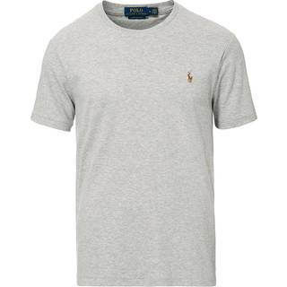 Polo Ralph Lauren Herren T-Shirt grau meliert Slim Fit
