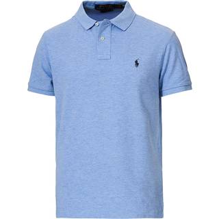 Polo Ralph Lauren Herren Polo-Shirt blau meliert Slim Fit