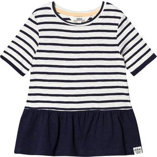 Ebbe Benita T-Shirt, Offwhite/Dark Navy, 104