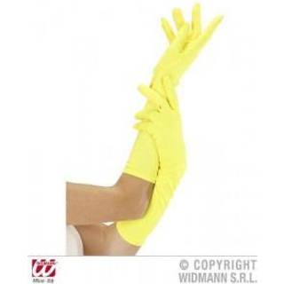 Neongule lange handsker