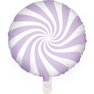 Folieballon Candy Lavendel Rund 45 cm – Perfekt til Fest, Fotobaggrund & Dekoration