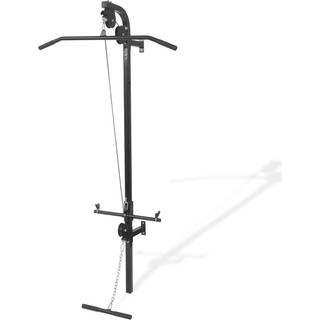 vægmonteret hjemmegym med 2 pull-up barer