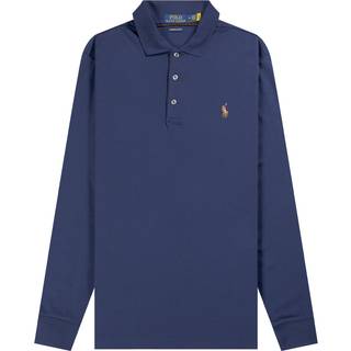 Polo Ralph Lauren Pima Cotton Custom Fit LS Polo Refined Navy