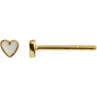 Stine A Petite Love Heart Forgyldt Sølv Ørestik