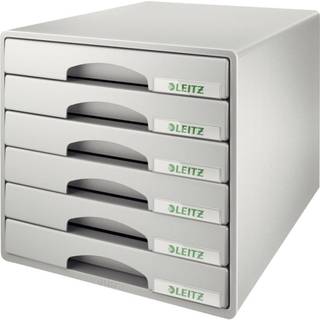 Skuffekabinet Leitz Plus 6-skuffer Grå, 52120085