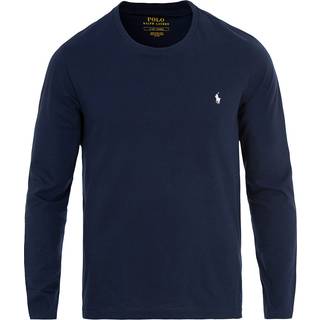 Polo Ralph Lauren Herren Longsleeve blau Jersey-Baumwolle unifarben