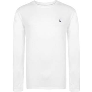 Polo Ralph Lauren Liquid Cotton Long Sleeve Crew Neck Tee White