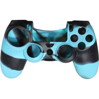 Silikonegreb til controller, Playstation 4, Camouflage Turkis