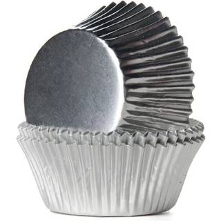 Silver Folie Muffinsforme 24 stk, House of Marie