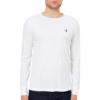 Polo Ralph Lauren Herren Longsleeve weiß Slim Fit