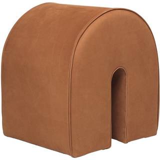 Kristina Dam Studio Curved siddepuf Læder black