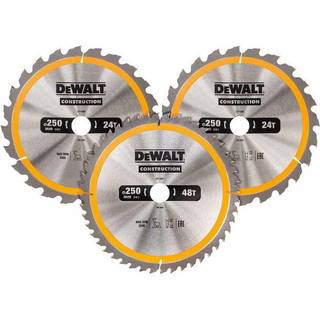 Dewalt Cirkelsavklinge DT1963-QZ, 250 mm, 3-pak.