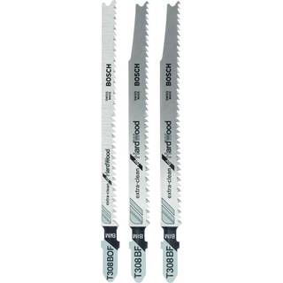 Bosch Stiksavklingeingesæt T308 Hårdttræ Fin 3 Stk - 2607010593