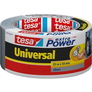 Tesa Extra Power Universal 25 m x 50 mm Silver ✓ På lager - klar til levering og afhentning