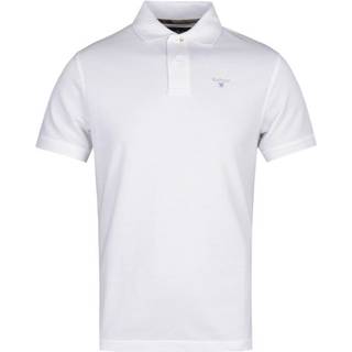 Barbour Herren Pique-Polo weiß