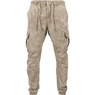 Urban Classics Camo Cargo Joggingbukser Sand camo