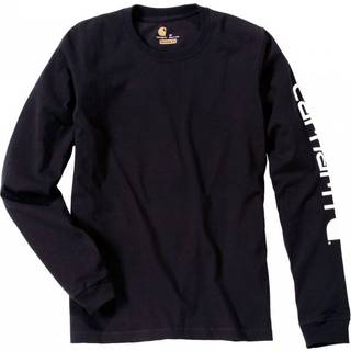 CARHARTT T-Shirt Sleeve Logo L/S Black - XXL
