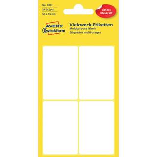 Avery 3087 Labels-Etiketter, hvide All-round 54x35 24stk.